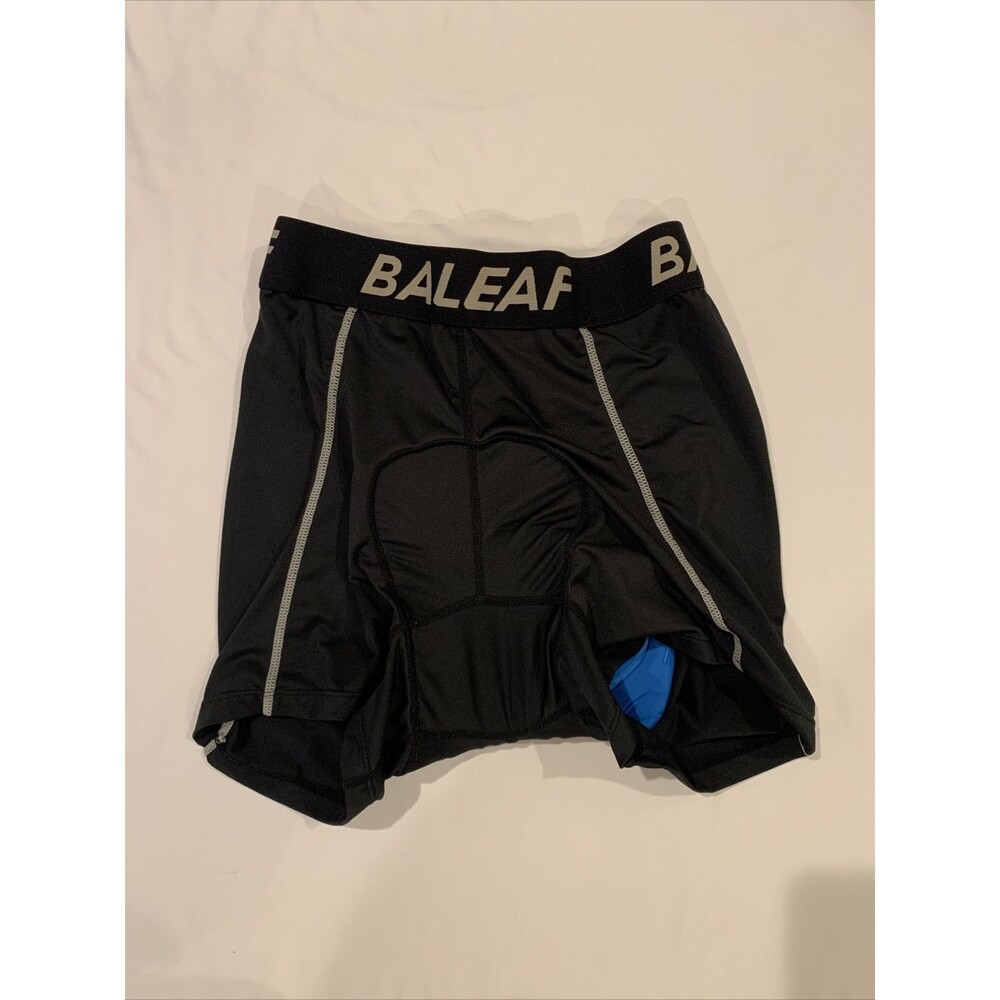 Baleaf Women's Black 5" Padded Chamois Cycling Shorts Size S